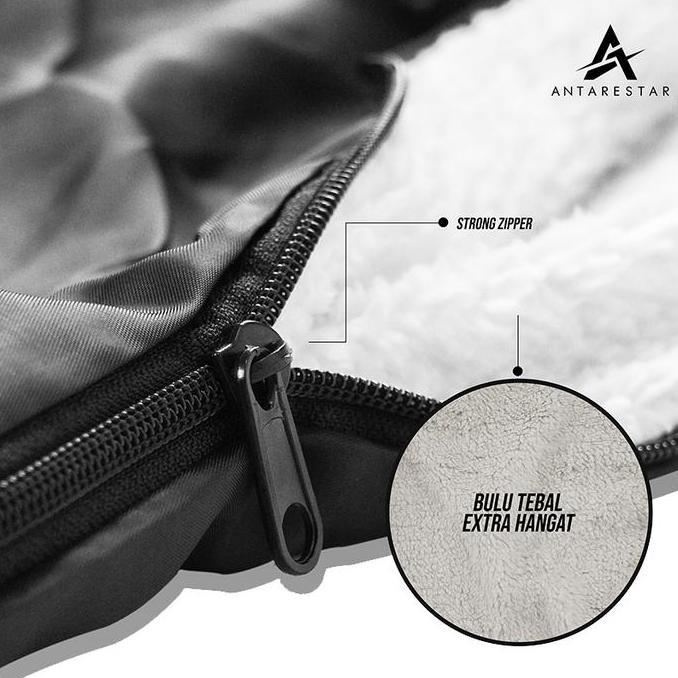 Why99- Antarestar Paket Bundling Polar Bulu Plus Matras Tidur Camping Bag Tikar | Sbp-Mtl