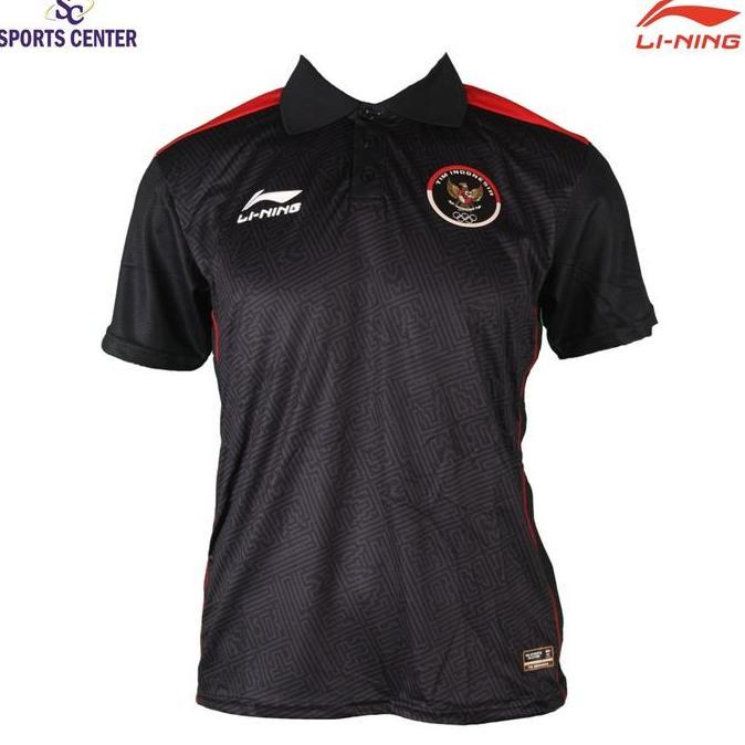 New Kaos Polo Badminton Lining Player Sea Games Edition Aplsb81 Black