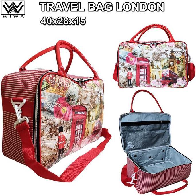 NEW TAS TRAVEL PAKAIAN MOTIF LONDON ENGLAND ORI