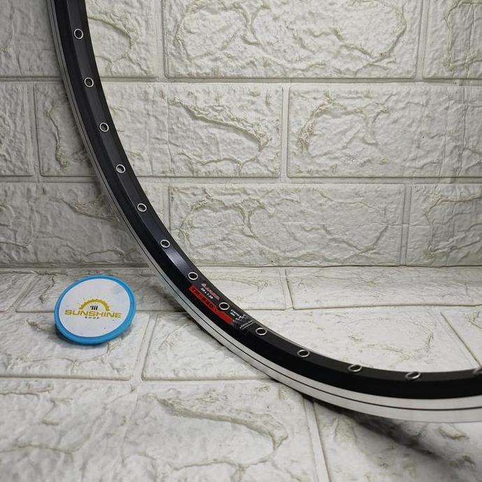 Rims Velg BMX 20 ARAYA TM620 Murni 406 Rim Lubang 36H Mata Ikan Alloy Double Wall Brake Line BLACK C