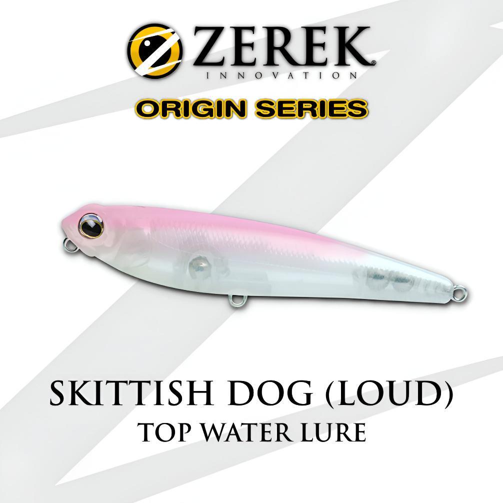 LURE ZEREK SKITTISH DOG LOUD 85MM - 115MM WTD TOP WATER - ACTION ZIG ZAG