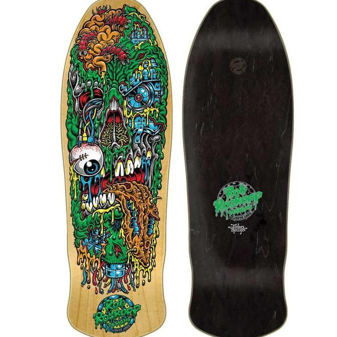 Santa Cruz Roskopp Face Three Reissue Skateboard Deck - 9.933"