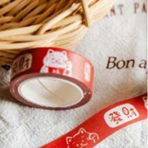Solatip Lucky Cat Selotip Isolasi Motif Kucing Cny Imlek