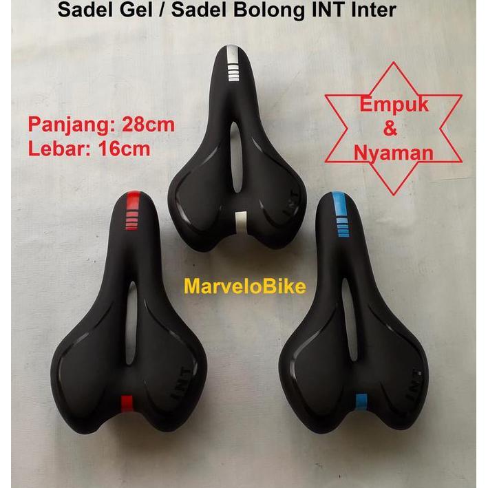 Sadel Gel Sadel Bolong Sepeda Lipat MTB Balap Inter