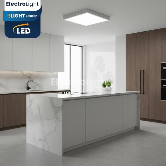 Downlight LED kotak outbow putih 220v terang penerangan ruangan minimalis simple aluminium
