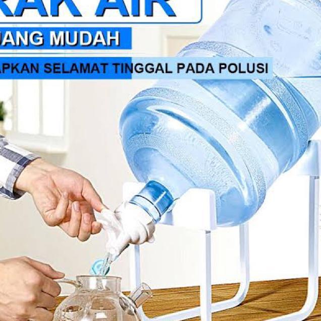 Rak Galon Keran Air Rak Dudukan Tempat Kaki Galon Model U Besi Kuat Kokoh Dan Kran Air Minum