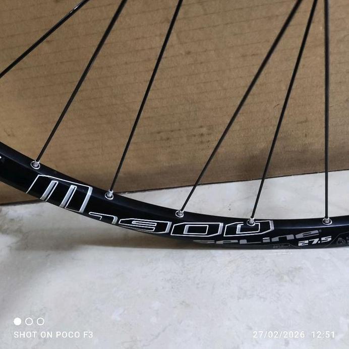 DT SWISS M1900 27.5" Front Wheelset DT Swiss 370 Hub 6-Bolt Sepeda MTB