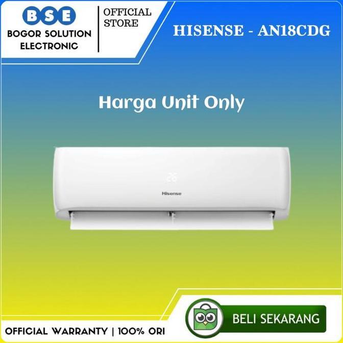 Ac Murah 2 pk Hisense AN18CDG 2PK AC Standar Hisense 2 PK AN 18CDG R32