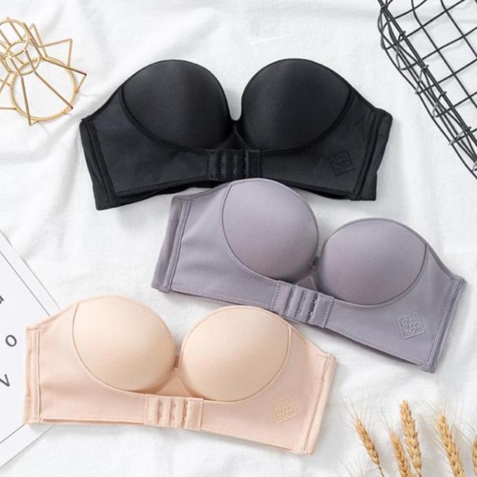Kotai - Moodstyle // Br1551 Bra Strapless Seamless Nita Model Kemben Busa Tipis Tanpa Tali Bh Size K