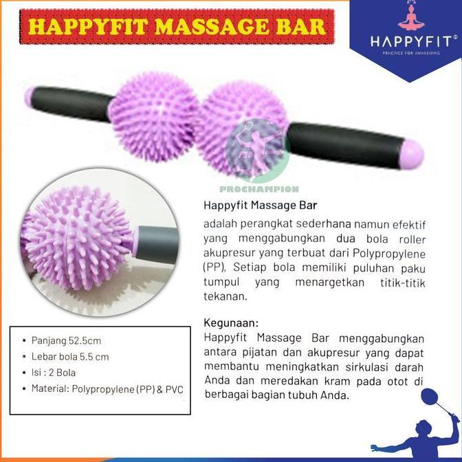 PROMO HAPPYFIT HAPPYFIT MASSAGE BAR PURPLEORIGINAL