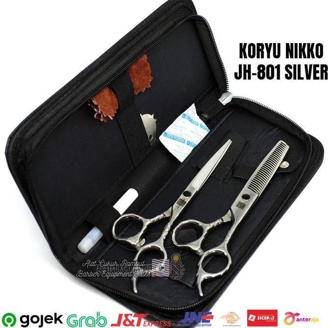 Gunting Potong Rambut Gunting Sasak Rambut Gunting Rambut Set Koryu Nikko M3460