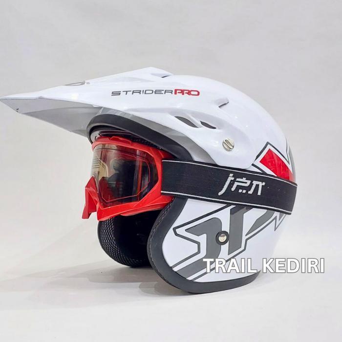 Helm Trial Jpn Strider Semi Cross Trail Google Original Dan Terpercaya