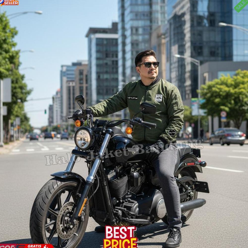 Ridaspro Jacket Bomber Men Touring / Jaket Bomber Pria Pro Motor / Jaket Parasut Pria Dan Wanita Wat