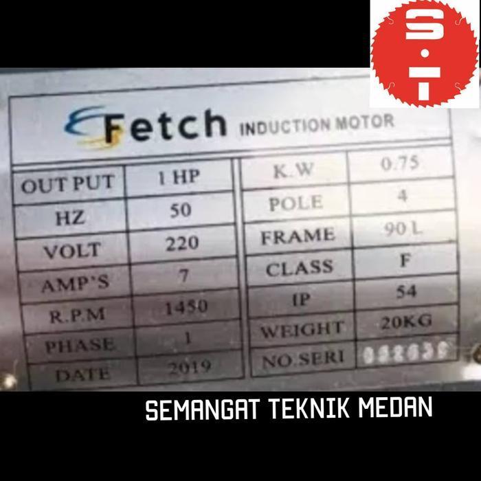 DINAMO ELEKTROMOTOR LISTRIK 1HP PUTARAN LAMBAT 1 PHASE TEMBAGA FETCH ORIGINAL DAN TERPERCAYA