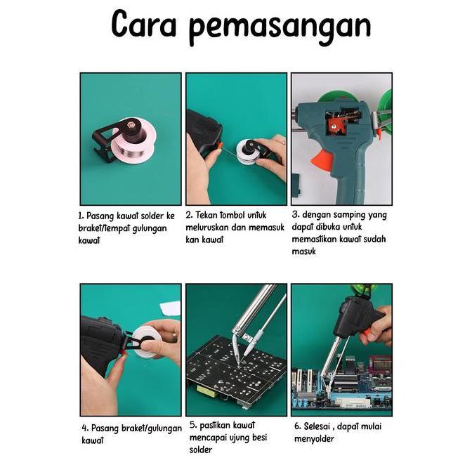 Promo Solder Tembak Otomatis/Solder Listrik Timah Solder Iron Autometic