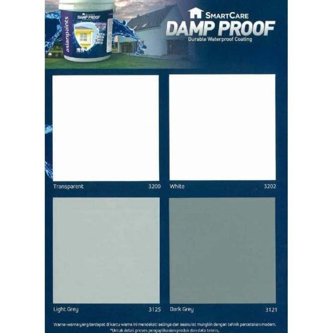 CAT ANTI BOCOR ASIAN PAINTS SMART CARE DAMP PROOF TINTING 4 KG