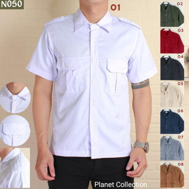 Banting Harga Baju Pdl Pdh Tactical Lapangan Putih Pria American Drill