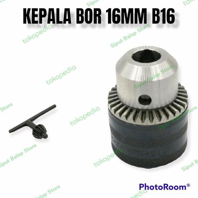 KEPALA BOR 16MM DRILL CHUCK KEY 16MM B16