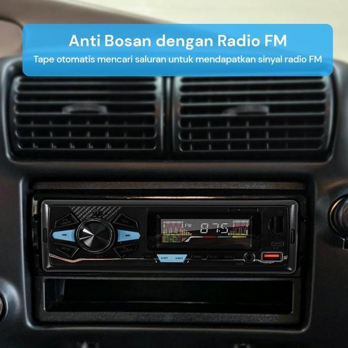 embullss - Tape Mobil Audio MP3 Player Bluetooth Dual USB Hands Dengan Socket ISO Occkic HL32 Diskon