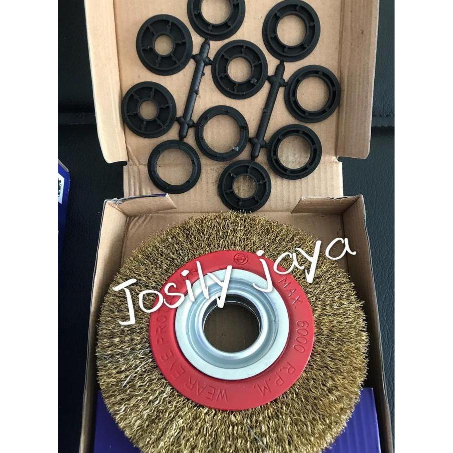 Edificio- Sikat Piring Gerinda 6Inch Wire Brush