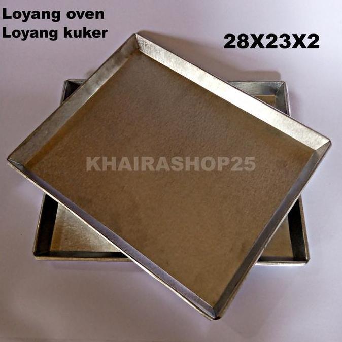 Loyang oven Loyang kue kering kuker 28x23x2 (1pcs) dan 26x20x1.5 cm (3pcs)