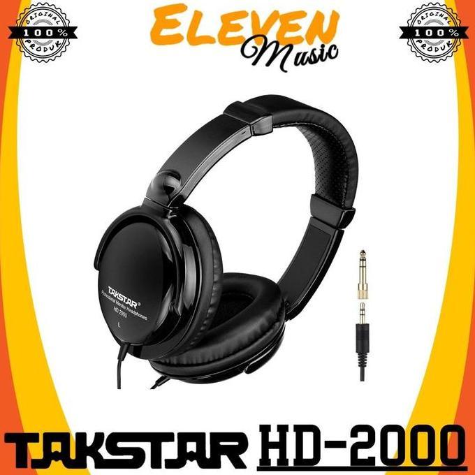 Takstar HD-2000 Headphone Studio Closed-Back Bass Tebal Headphone Takstar HD2000