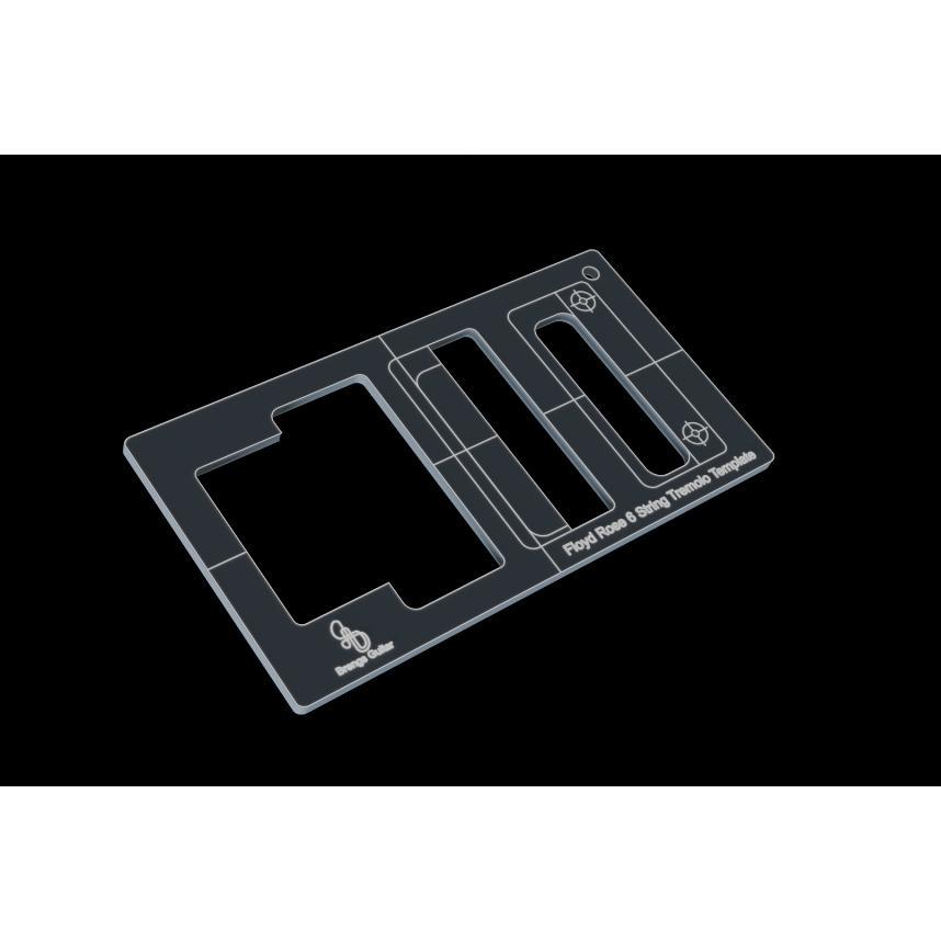 Template Mal Cavity Tremolo Floyd Rose 6 String Dan 7 String Bahan Akrilik 5Mm