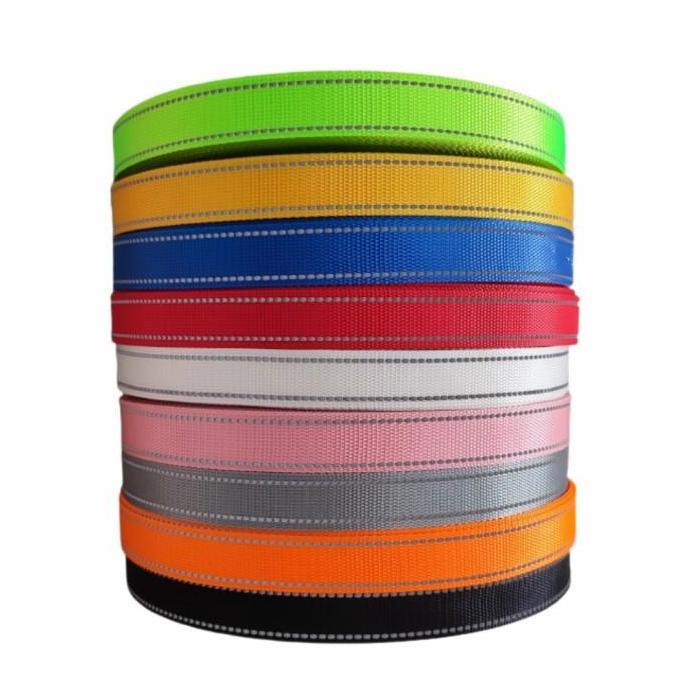 Sale 1 Roll Webbing 2.5 Cm Nylon Reflective Meteran