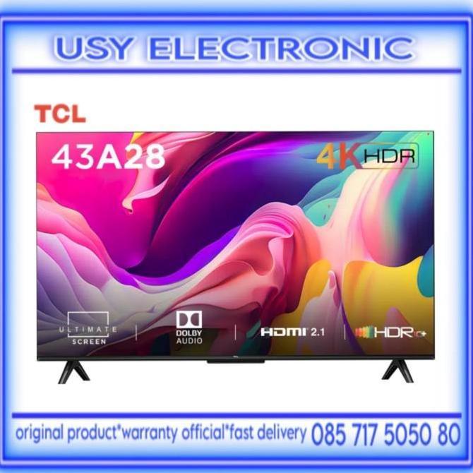 TCL LED SMART GOOGLE TV 4K UHD 50 INCH TCL 50A28 50 - A28