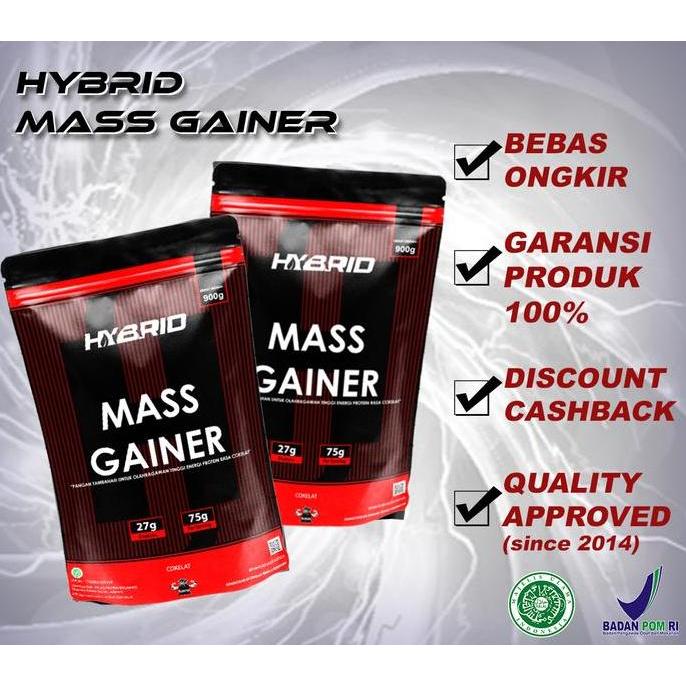 Hybrid Mass Gainer 2Lbs (Halal & Bpom)