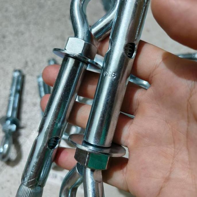 EYE DYNABOLT M16 X 100 MM BDM GALVANIS / EYE ANCHOR BOLT M16 X 100MM / EYE BOLT M16X100 / EYE ANCHOR