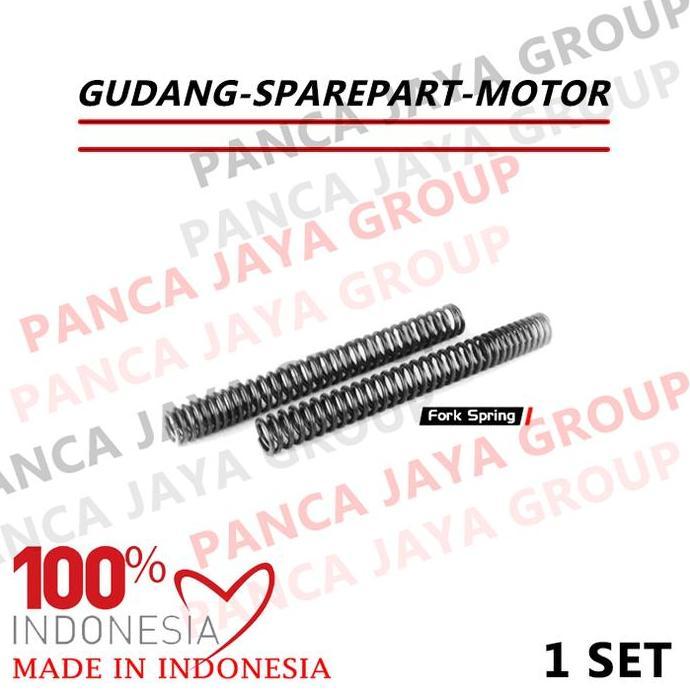 PER SHOCK-SOK-SHOK FRONT FORK SPRING DEPAN PIAGGIO LIBERTY100 LIBERTY-100 RESTOCK