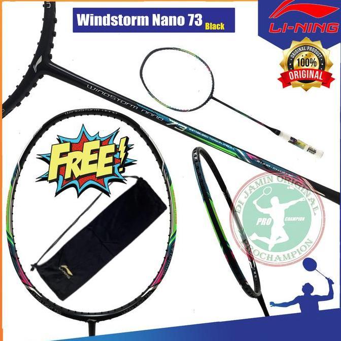 Lining Windstorm Nano 73 Raket Badminton Original
