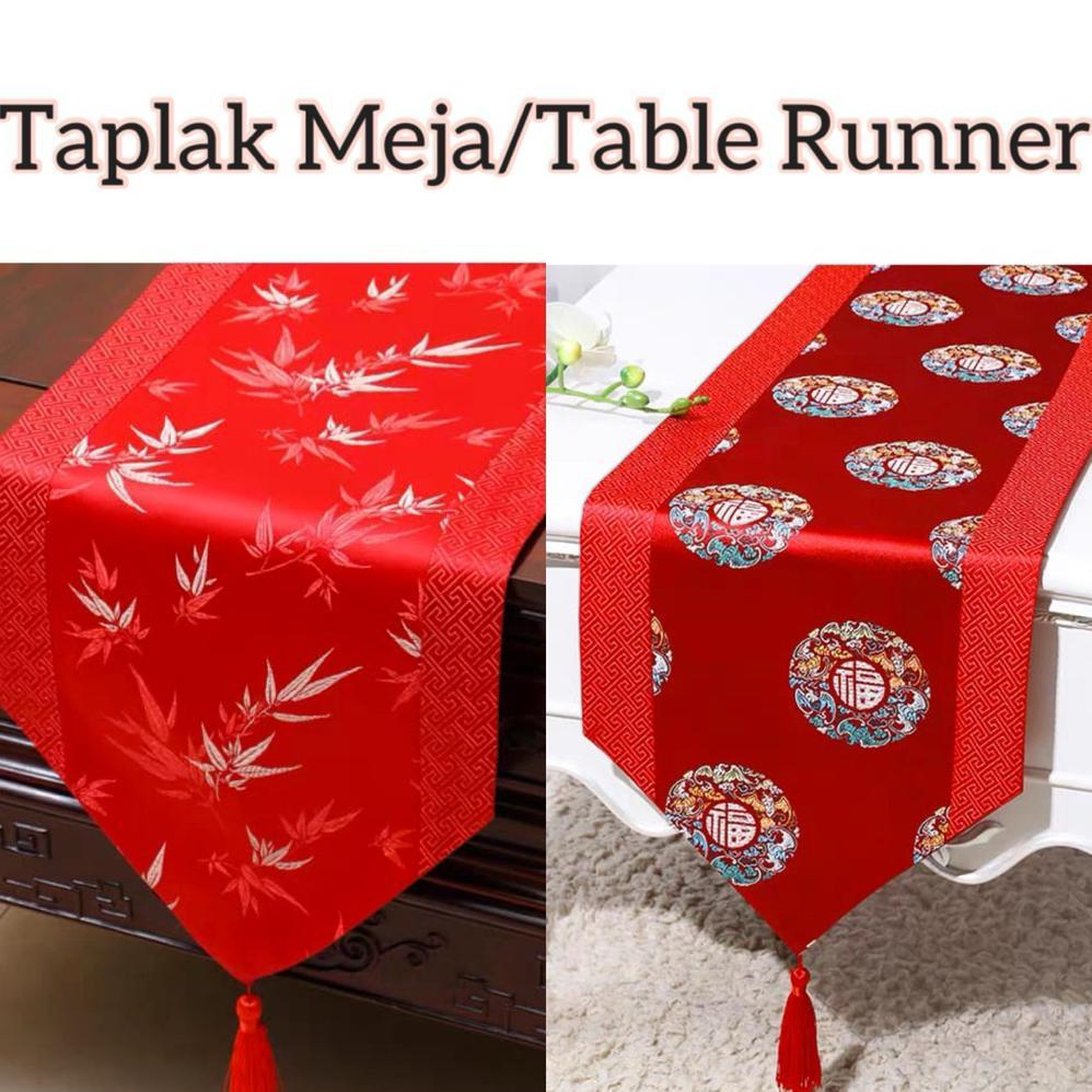 Taplak Meja / Table Runner Imlek Bahan Premium