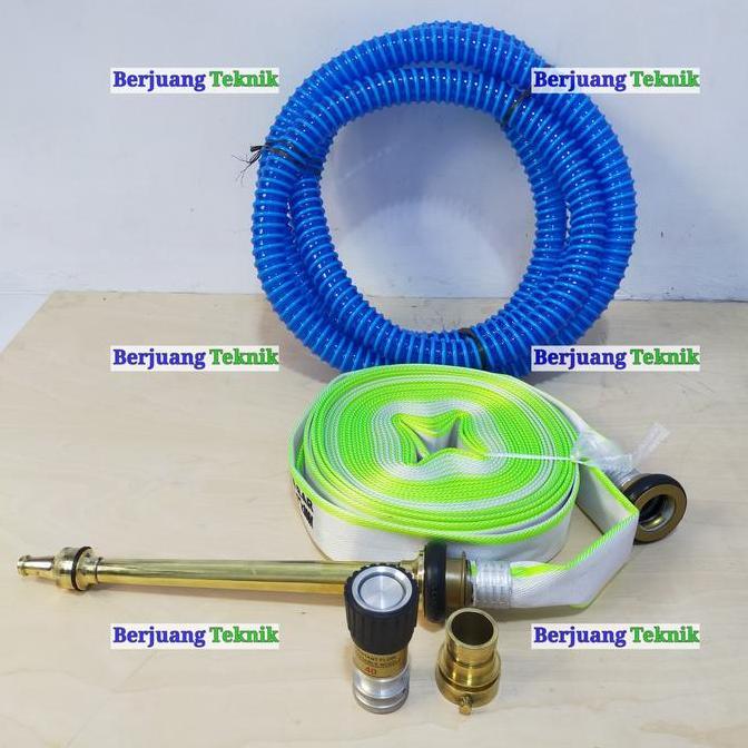 Murah Nozzle Sprayer Pemadam 1.5 Inch Dan Selang Pemadam & Selang Hisap & Adaptor Pompa || Paket Jet