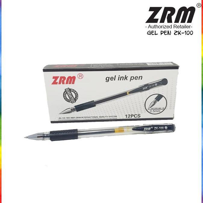 ZRM ZK-100 Gel Pen / Pulpen / Pena 0.5mm