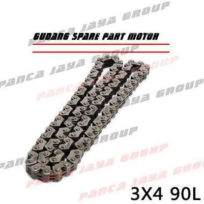 RANTAI KETENG-TEMING-API MESIN 3X4 90L SHOGUN R SOGUN 110 ASLI