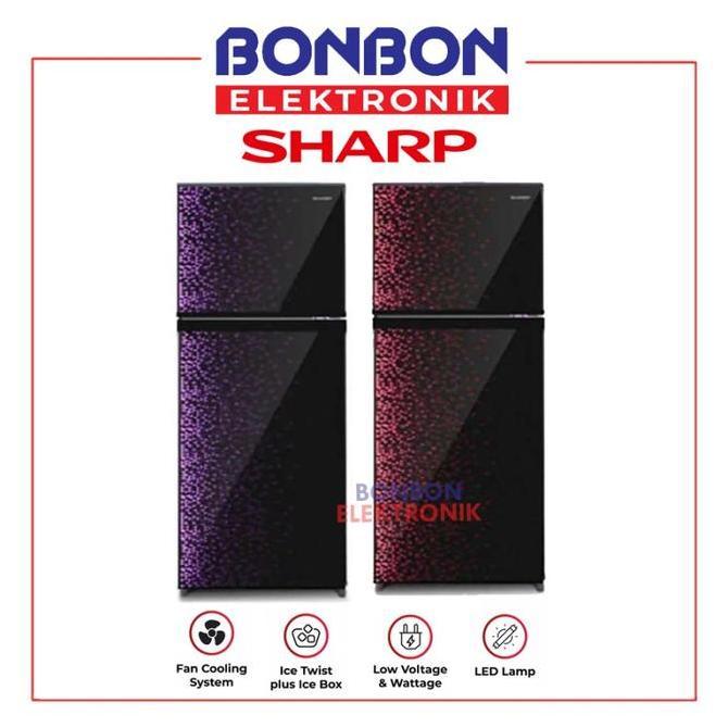 Sharp Kulkas 2 Pintu SJ-236MG-GB/GR / SJ236 / SJ 236 187L