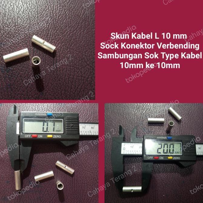 SOK SKUN SAMBUNGAN KABEL 10 MM/SOCK KONEKTOR VERBENDING (PER 1 PCS) PM99