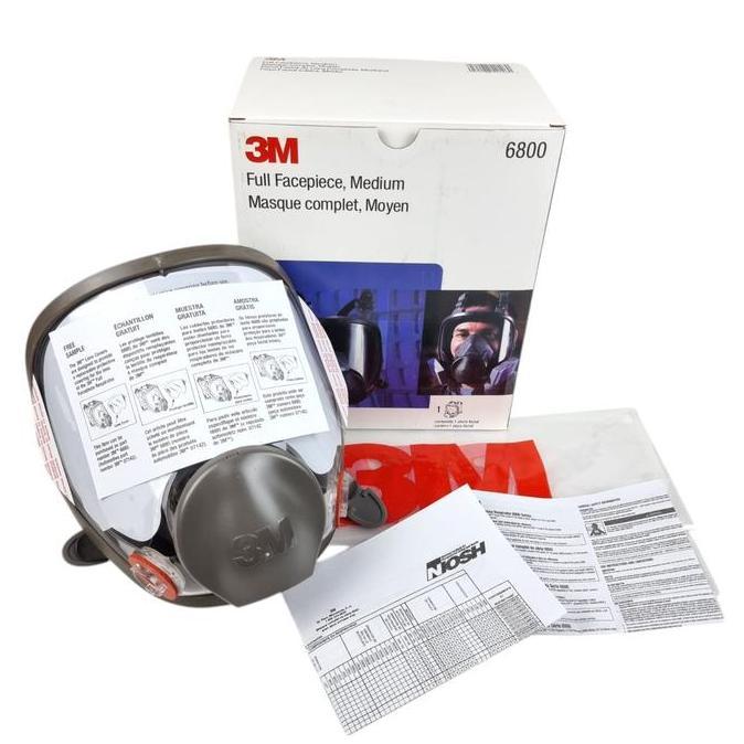 Grosir 3M 6800 Reusable Full Face Mask Respirator Medium
