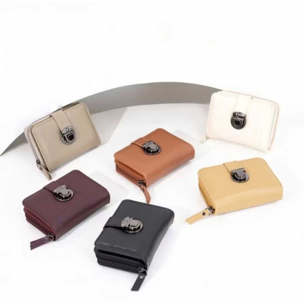 PAKET HEMAT DOMPET WANITA LIPAT ELEGAN BAHAN CCI IMITASI