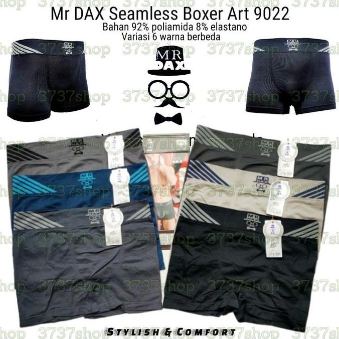 DS45 - MR DAX - CD CELANA DALAM BOXER PRIA SEAMLESS - MrDAX