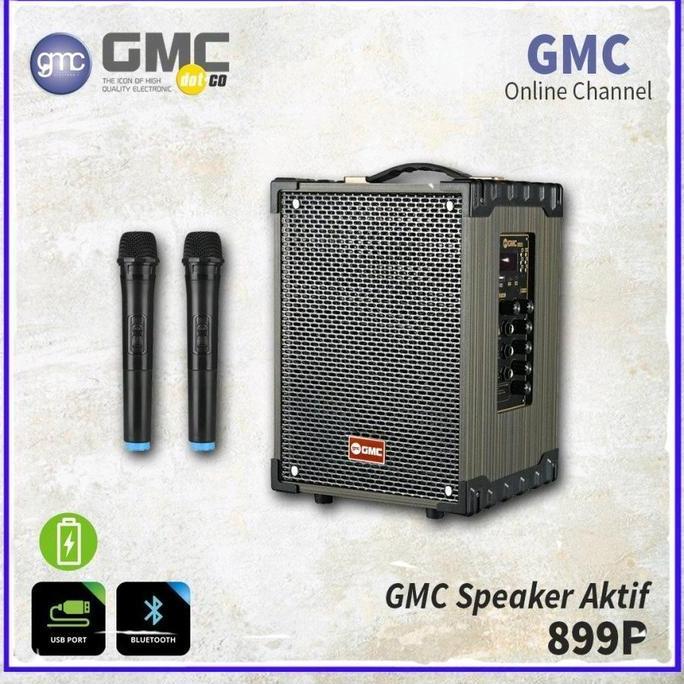 Promo Gmc Speaker Portable Bluetooth 6.5 Inch 899P