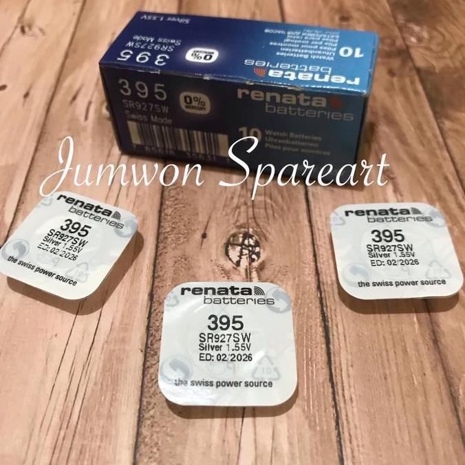 Renata 927 Batrai Battery Batre Jam Tangan SR927SW Renata 395