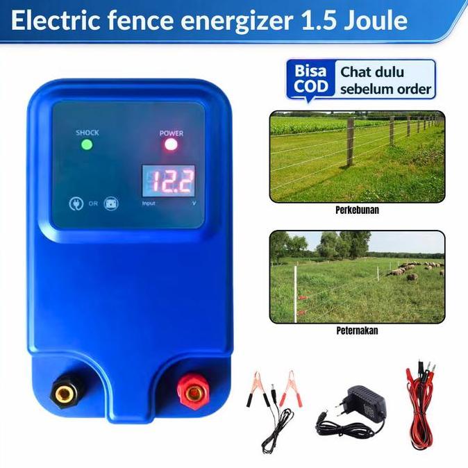 Pagar Listrik 1 Joule / 2.5 Joule Electric Fence Pengaman Hewan Ternak & Lahan Pertanian