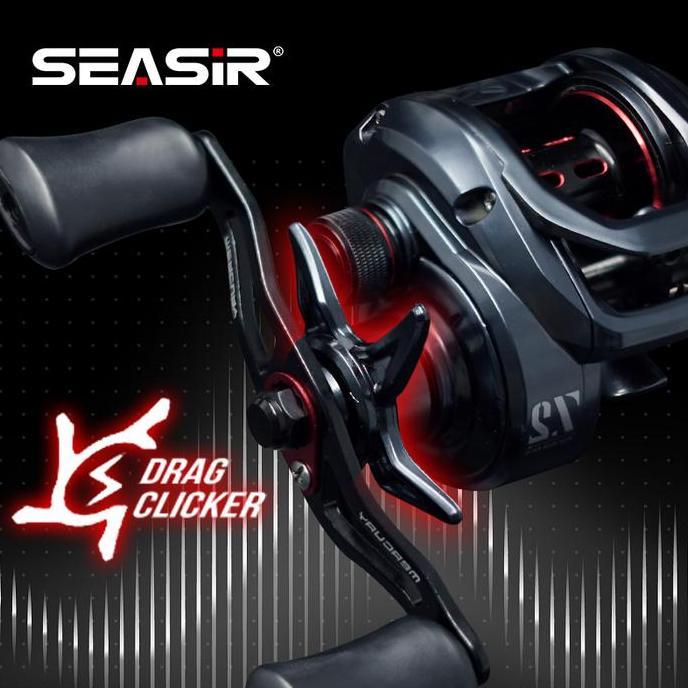 SEASIR Black Arrow Joran Pancing 1 set + SEASIR MERCURY Black itam BC Casting Reel Pancing (TERBAIK)