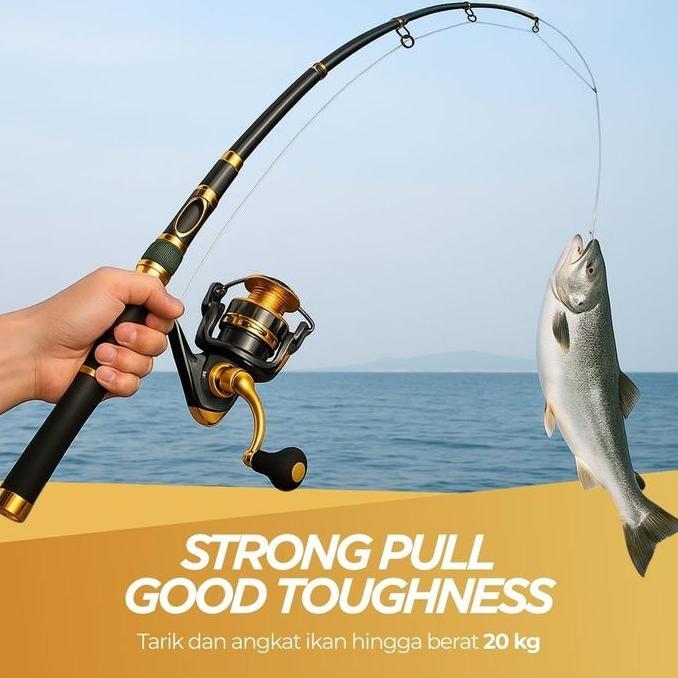 COD Joran Spining Antena Carbon Murah Jejer Tongkat Pancing Telescopic (TERBAIK) (TERBARU) (TERMURAH