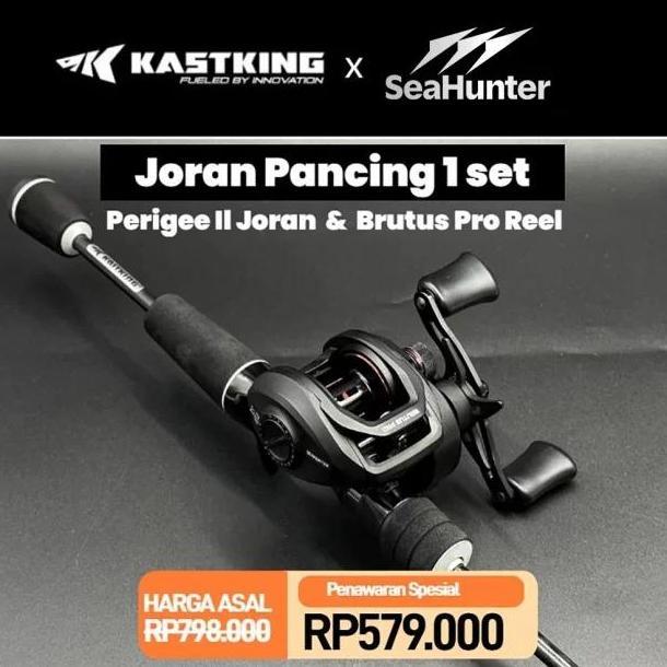 [OFFICIAL] SeaHunter x KASTKING Joran Pancing 1 SET= Perigee II Joran+Brutus Pro Reel BC,Drag Clicke