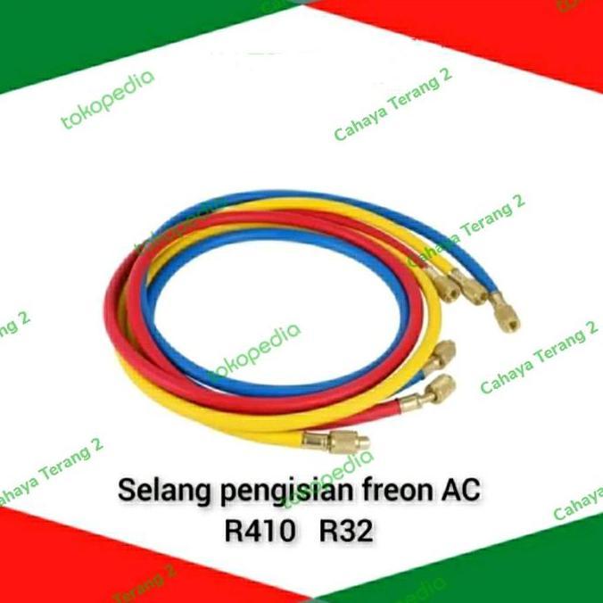 SELANG PENGISIAN FREON AC SELANG MANIFOLD R410/R32 1 METER (SATUAN) PM99