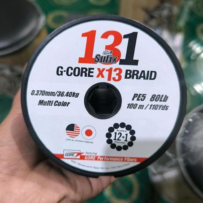 PE SUFIX 131 G-CORE X13 BRAID (TERBAIK) (TERBARU) (TERMURAH)